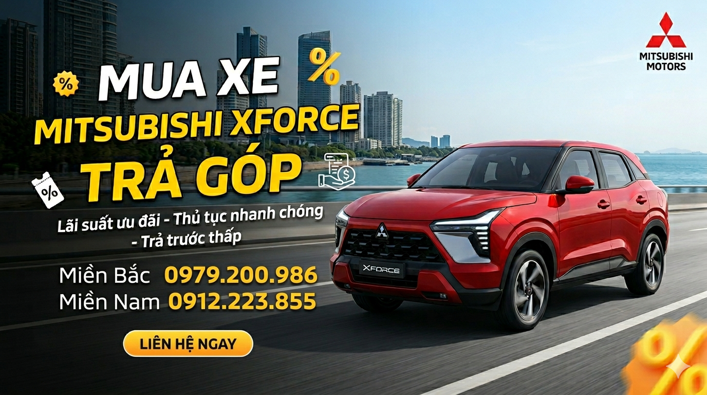 Mua xe Mitsubishi Xforce trả góp