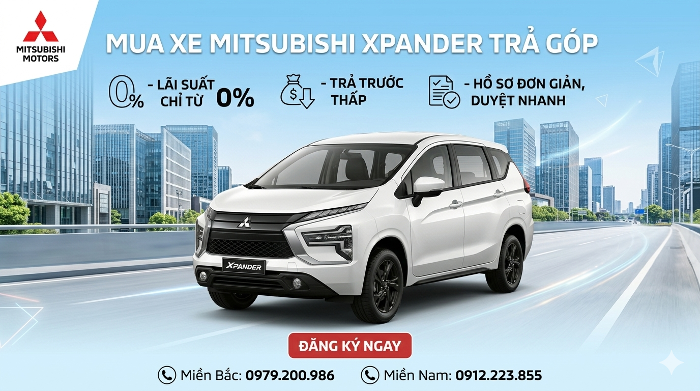 Mitsubishi Xpander Eco trả góp