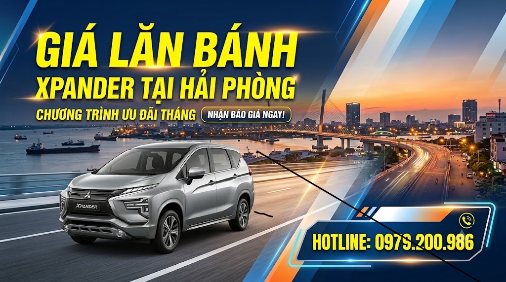 giá lăn bánh xpander tại hải phòng