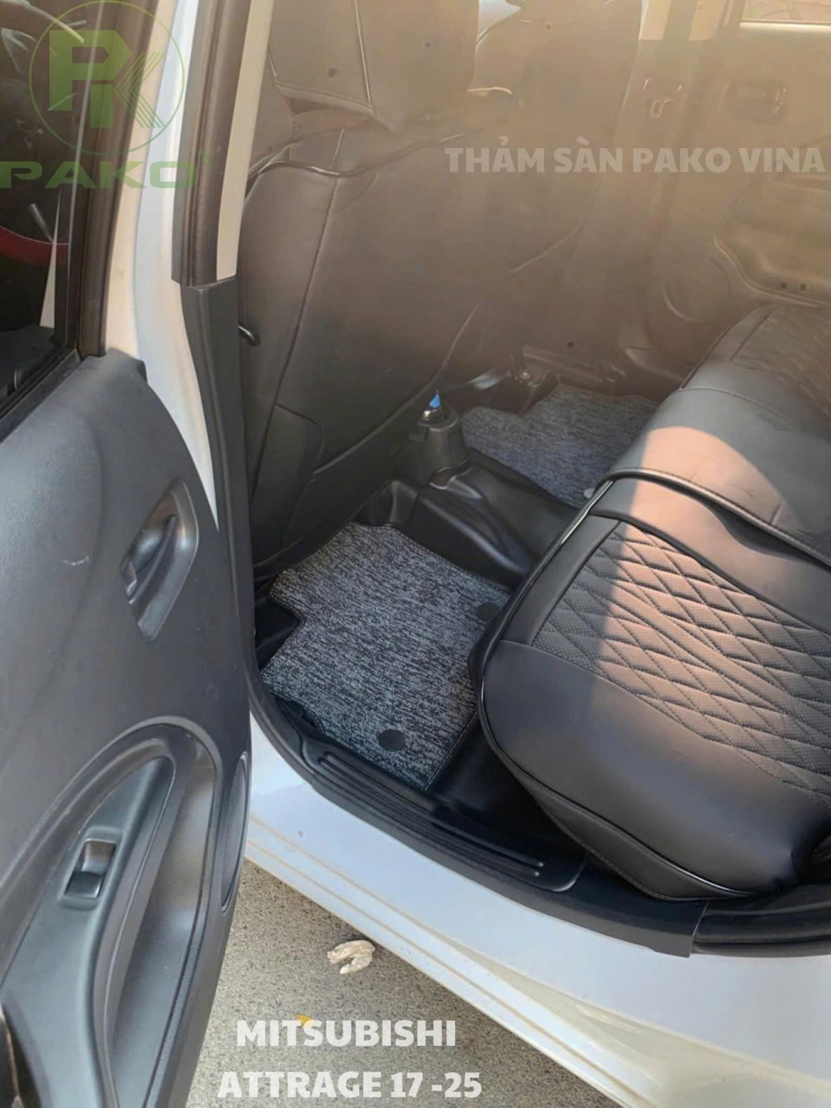 Lót thảm nhựa TPE xe Mitsubishi Attrage