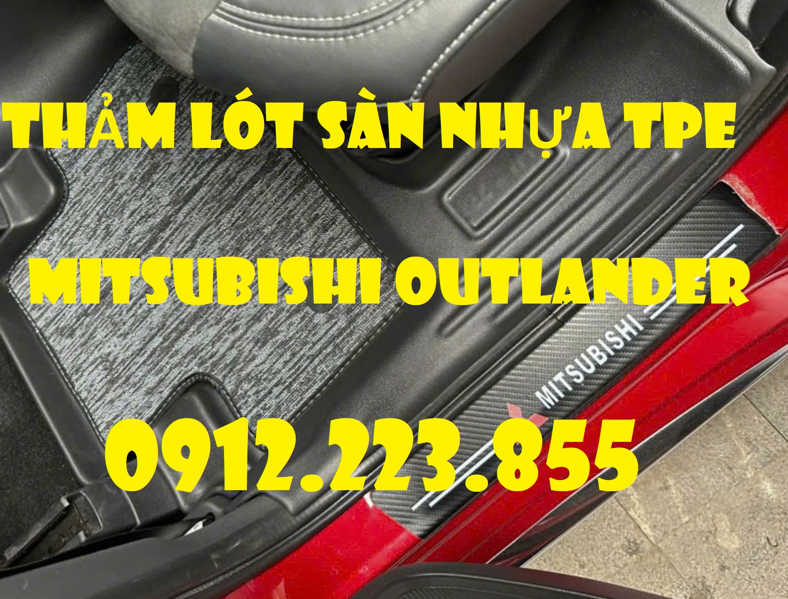 hảm lót sàn TPE Mitsubishi Outlander