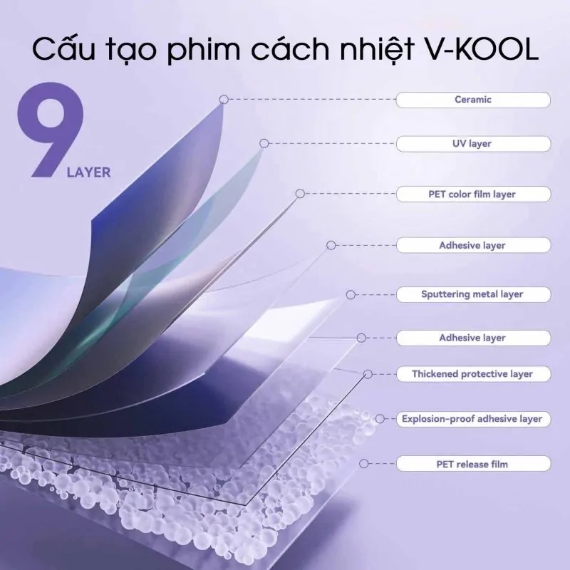 Dán phim cách nhiệt Vkool xe Mitsubishi 