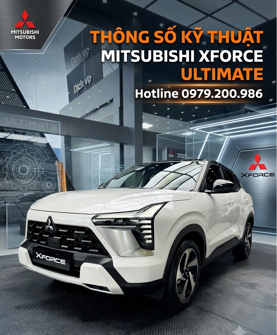 thông số kỹ thuật mitsubishi xforce ultimate